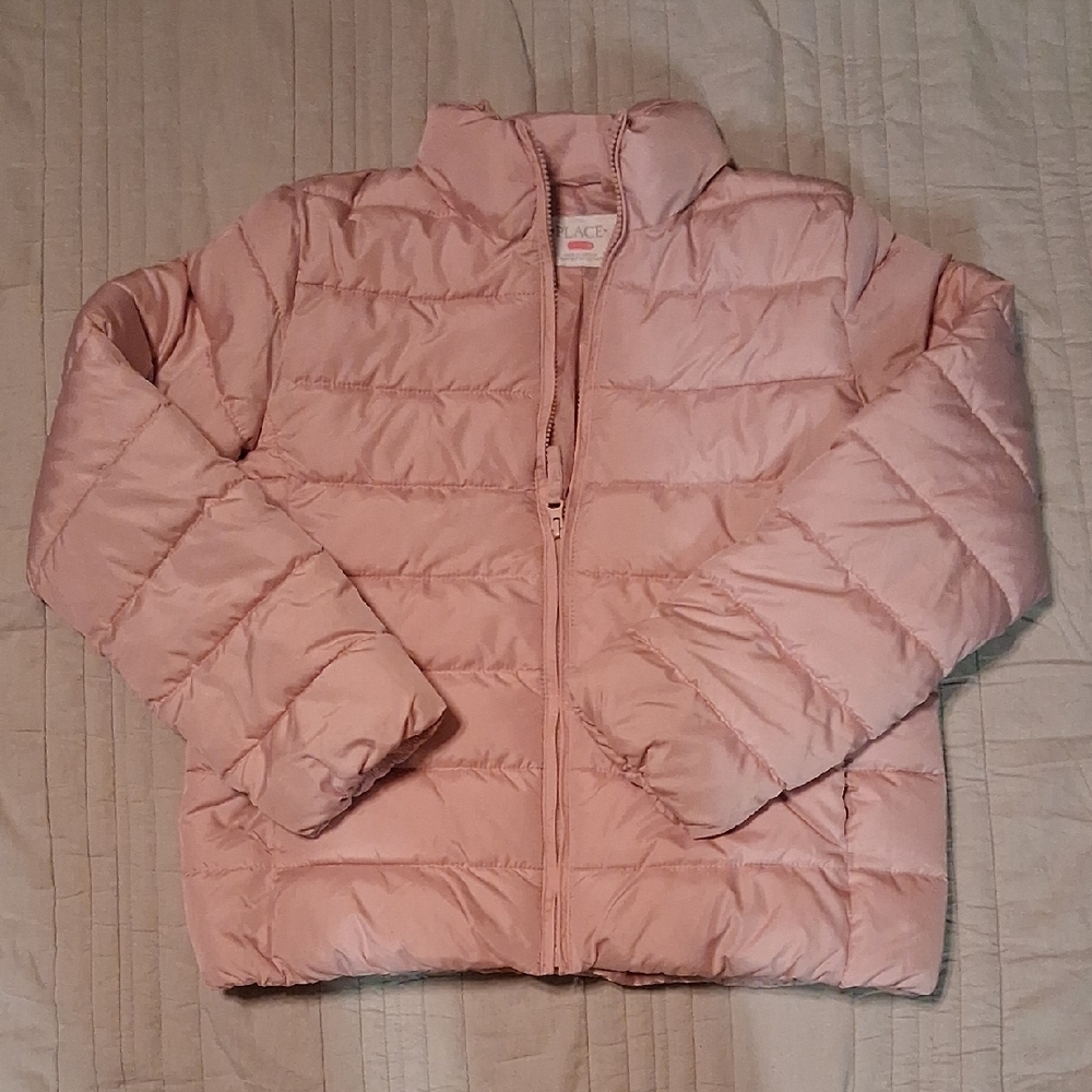 Girls Place Light Pink Puffer Jacket 16 XXL